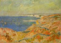 Monet, Claude Oscar - On the Cliff near Dieppe